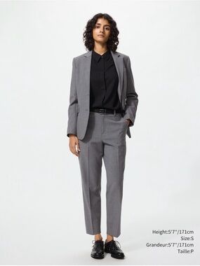 Uniqlo Women's Gray Smart Ankle Pants